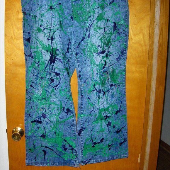 Zana Di Denim - Zana Di Womens Blue Jeans 24 Hand Painted